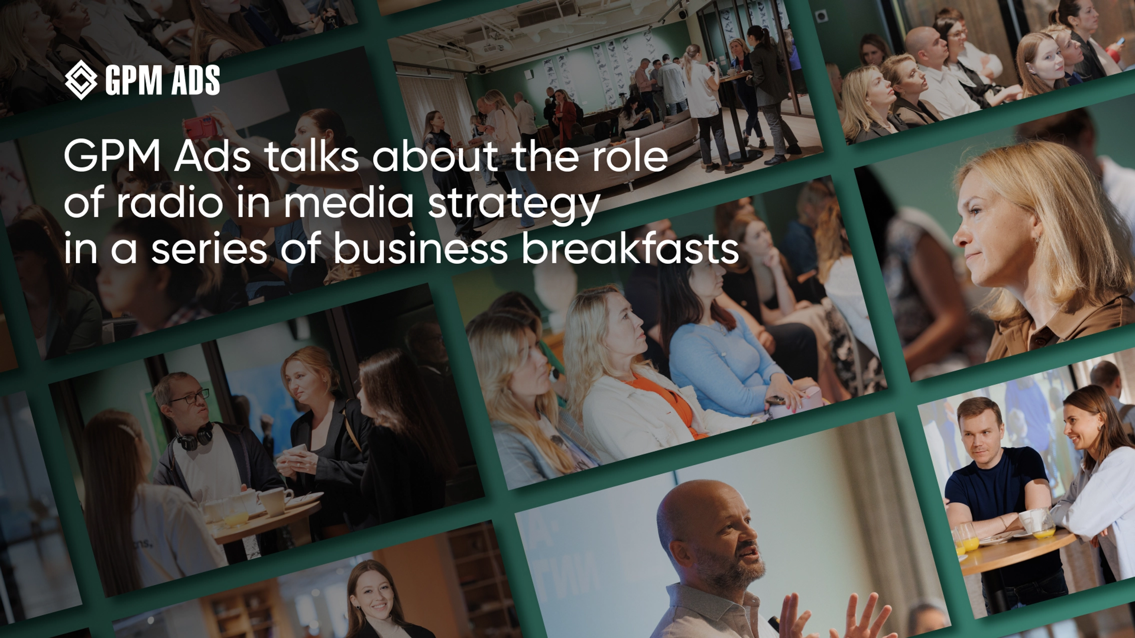 GPM Ads talks about the role of radio in media strategy in a series of business breakfasts main photo